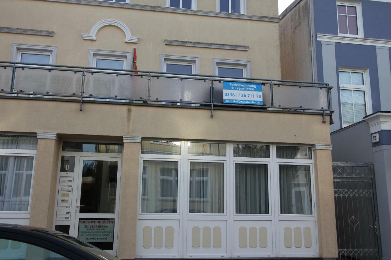 Ferienwohnung In Warnemuende, Friedrich-Franz-Strasse 11 ロストック エクステリア 写真